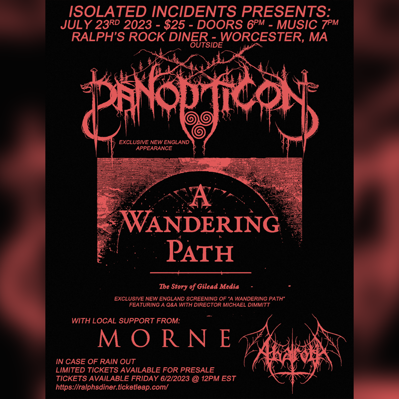 Upcoming Show Announced